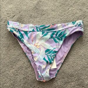Billabong Lavender and Teal Bikini Bottom